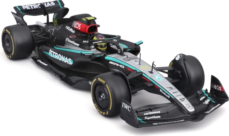 Avtentičen dizajn Mercedes-AMG Petronas W15 (2024)