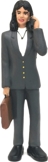 Businesswoman figurine 13.2 cm - 1 piece