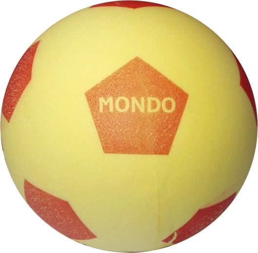 Mondo mehak penasti nogometni žogi rumen 20 cm
