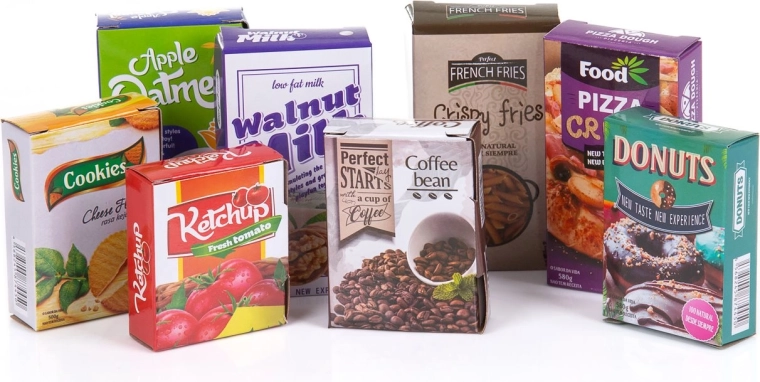 Škatlice in pijače kot v pravi trgovini