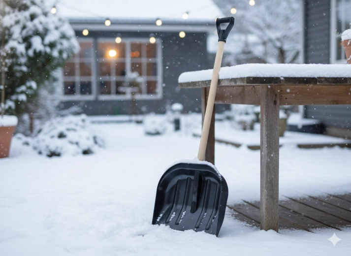 Ergonomski D‑ročaj in leseno držalo