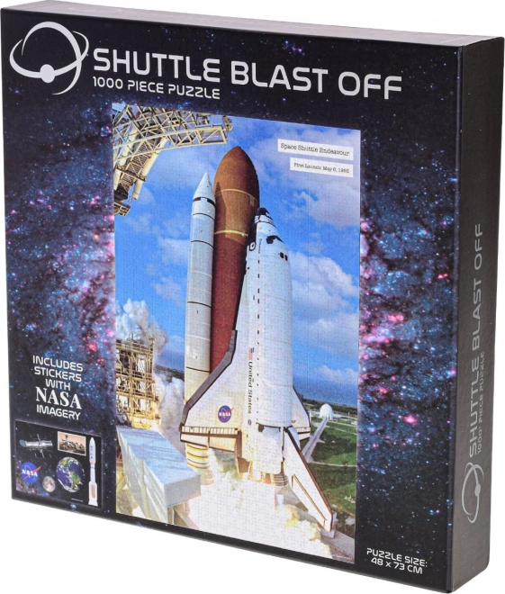 Sestavljanka NASA – izstrelitev raketoplana (1000 koščkov)