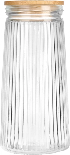 Odporno borosilikatno steklo z elegantnim rebrastim vzorcem