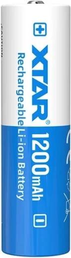 Xtar li-ionski akumulator 14500 (AA/R6) 3,7 V 1200 mAh z zaščito – 1 kos
