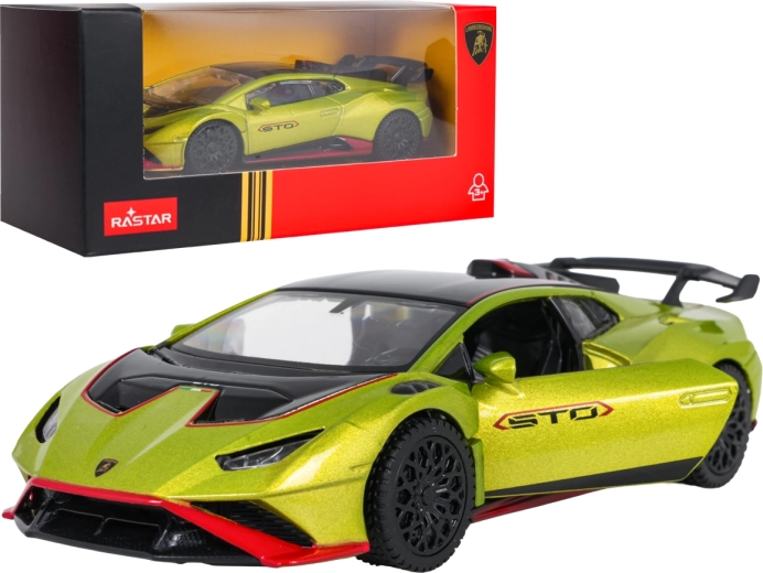 Kovinski model Lamborghini Huracán STO RASTAR v merilu 1:43 – Zelena