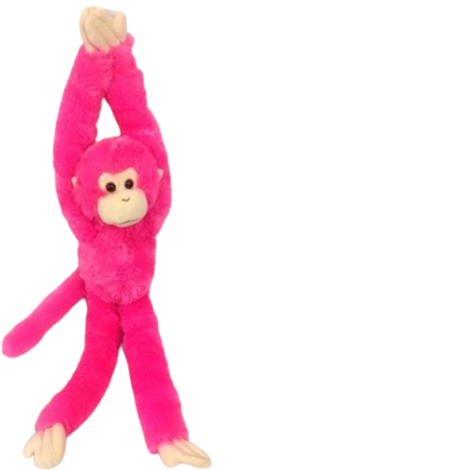 Velcro fasteners on the paws for easy hanging