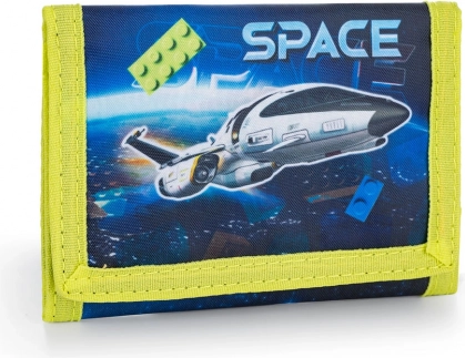 Otroška tekstilna denarnica Space