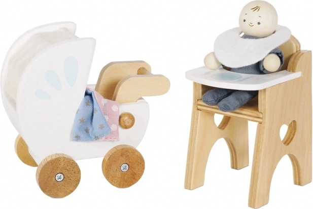 Le Toy Van set dojenček s dodatki