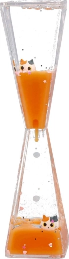 Gelne peščene ure z oranžnim 3D muckom