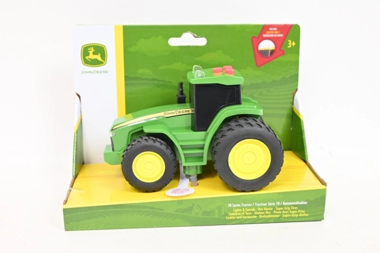 Tomy John Deere mini traktor s svetlobnimi in zvočnimi učinki