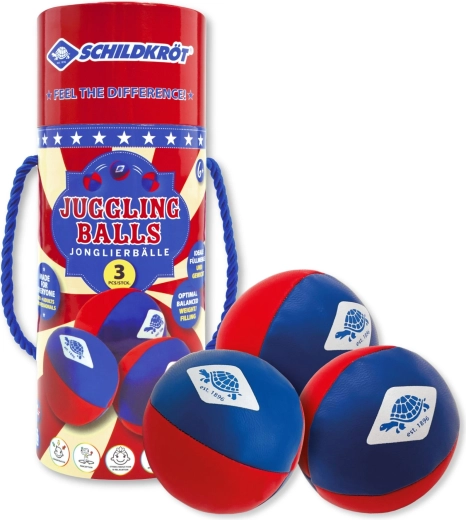 Schildkröt žonglerske žogice za začetnike, komplet 3 kos