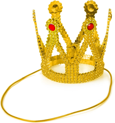 Zlata krona s kamenčki za princese in kraljice