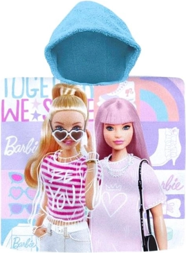 Otroški kopalni pončo s kapuco Barbie