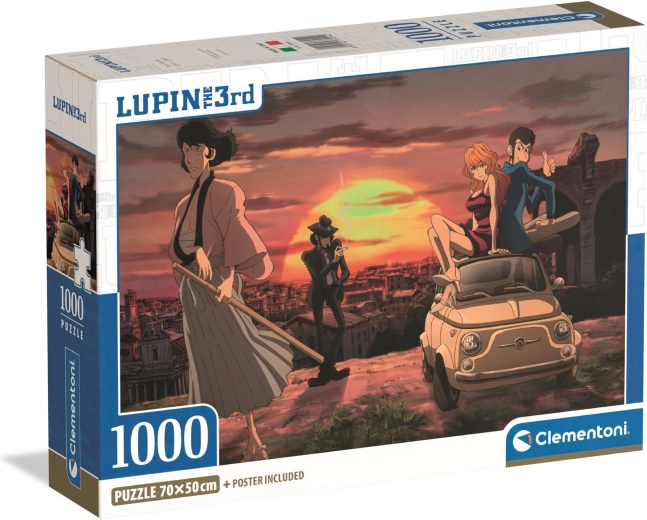 Sestavljanka 1000 Clementoni LUPIN III