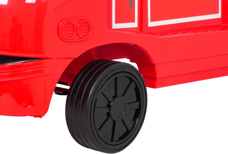 Gumijasta kolesa za tiho in stabilno vožnjo