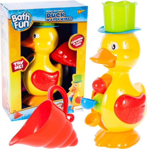 Račka za kopel z vodnim mlinčkom