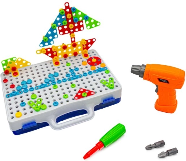 Screwing develops dexterity and precision