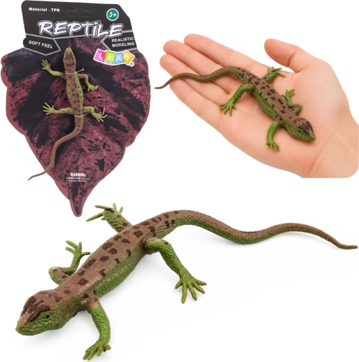 Gumijasta realistična figurica navadne kuščarice 15 cm