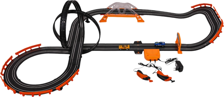 Dirkalna steza TRACK MASTER z osvetlitvijo + dodatki, 615 cm