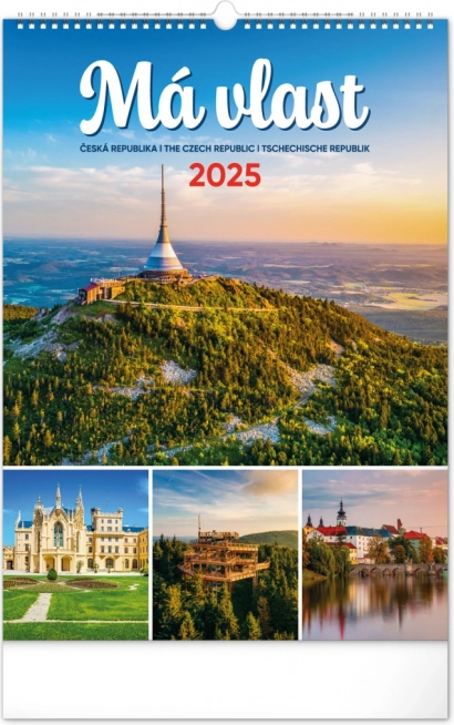 Stenski koledar Moja domovina 2025