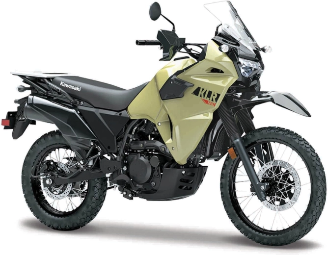 Maisto motocikel Kawasaki KLR 650 kaki črn 1:18