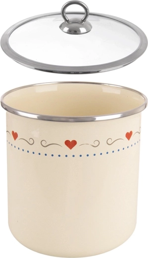 Vzdržljivo emajlirano jeklo v elegantni zasnovi