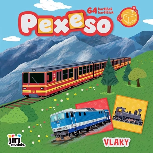 Pexeso v zvezku Vlaki