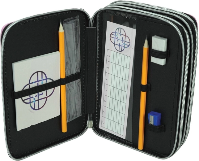 Three zip compartments for maximum overview