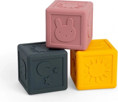 Silikonske senzorične kocke za otroke