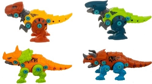 Štirje dinozavri za sestavljanje
