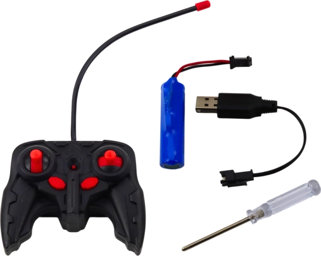 Daljinsko upravljanje in polnjenje prek USB-ja