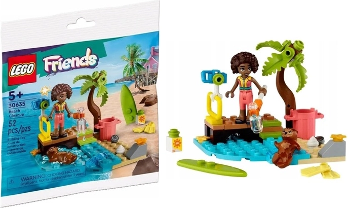 LEGO Friends čiščenje plaže