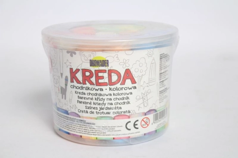 Kreda za pločnik v vedru – 20 barv
