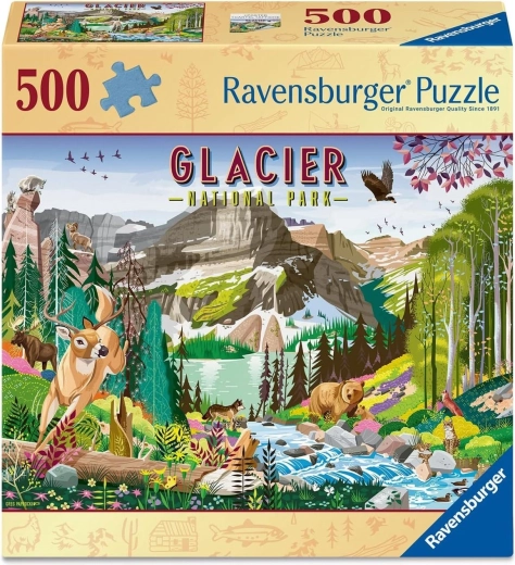 Ravensburger sestavljanka National Park: Glacier 500 kosov