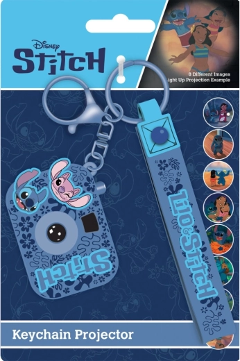 Obesek za ključe s projektorjem Lilo in Stitch