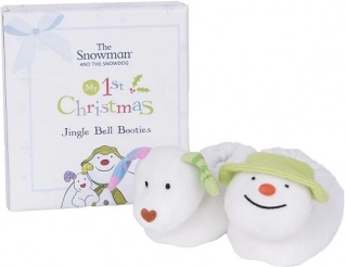 Božična darilna set z ropotajočimi copatki Snowman & Snowdog