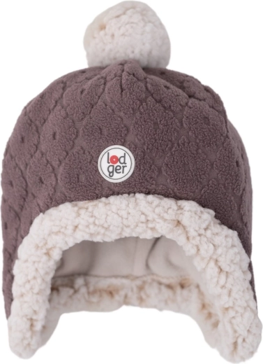 Lodger flisasta kapa hatter folklore mauve 0–3 mesece