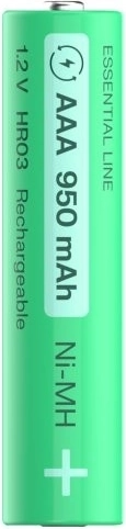 Kapaciteta 950 mAh in napetost 1,2 V