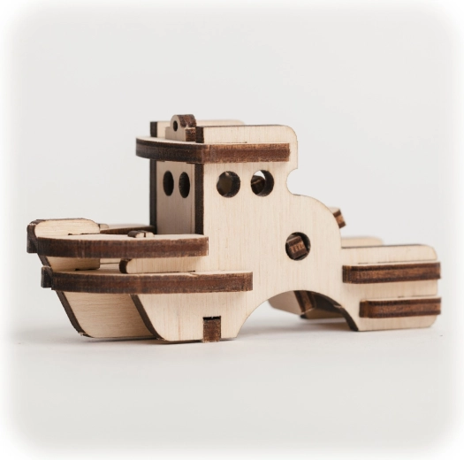CuteWood lesena 3D sestavljanka Ladja