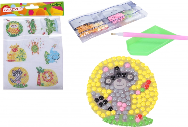 Kreativni set diamantnih nalepk – živalice