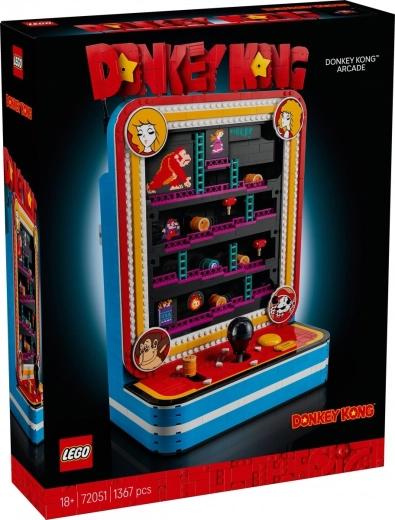 LEGO Super Mario retro arkadni avtomat za igro Donkey Kong