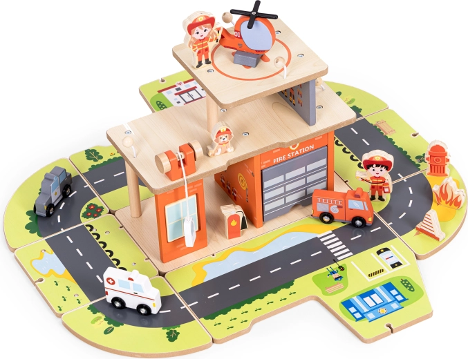 Dvonadstropna postaja s heliportom