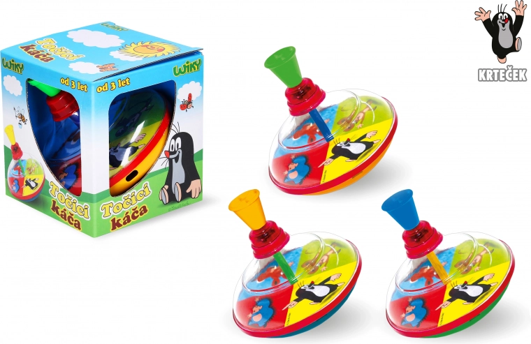 Veliki vrteček z motivom KRTEK 14 cm