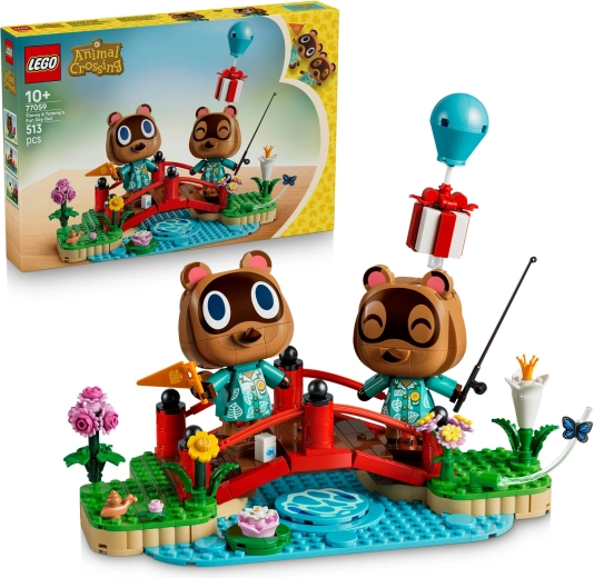 LEGO Animal Crossing Timmy in Tommy na sprehodu