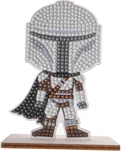 diamantno slikanje crystal art buddies star wars: the mandalorian – samostojna dekorativna figurica