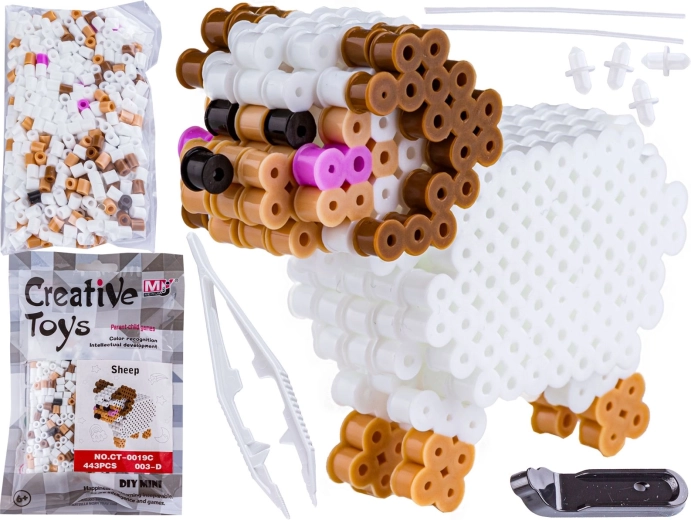 Iron-on beads 3D sheep in a bag