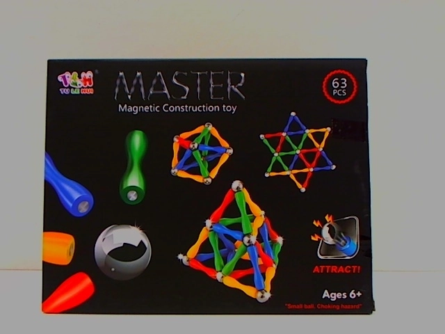 Magnetna konstrukcijska igra BIGTOYS s 63 deli