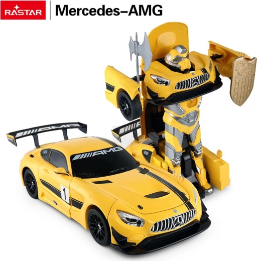 RC avto in robot 2v1 Rastar Mercedes-AMG GT3 1:14 rumen