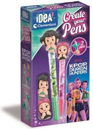 Clementoni Idea Art mini tovarna pisal K-Pop Demon Hunters Mira in Zoey