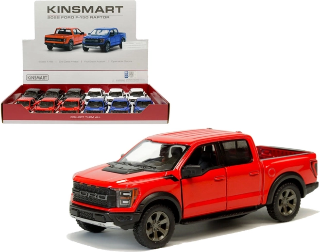 Kovinski model Ford F‑150 Raptor 2021 z vzvratnim pogonom
